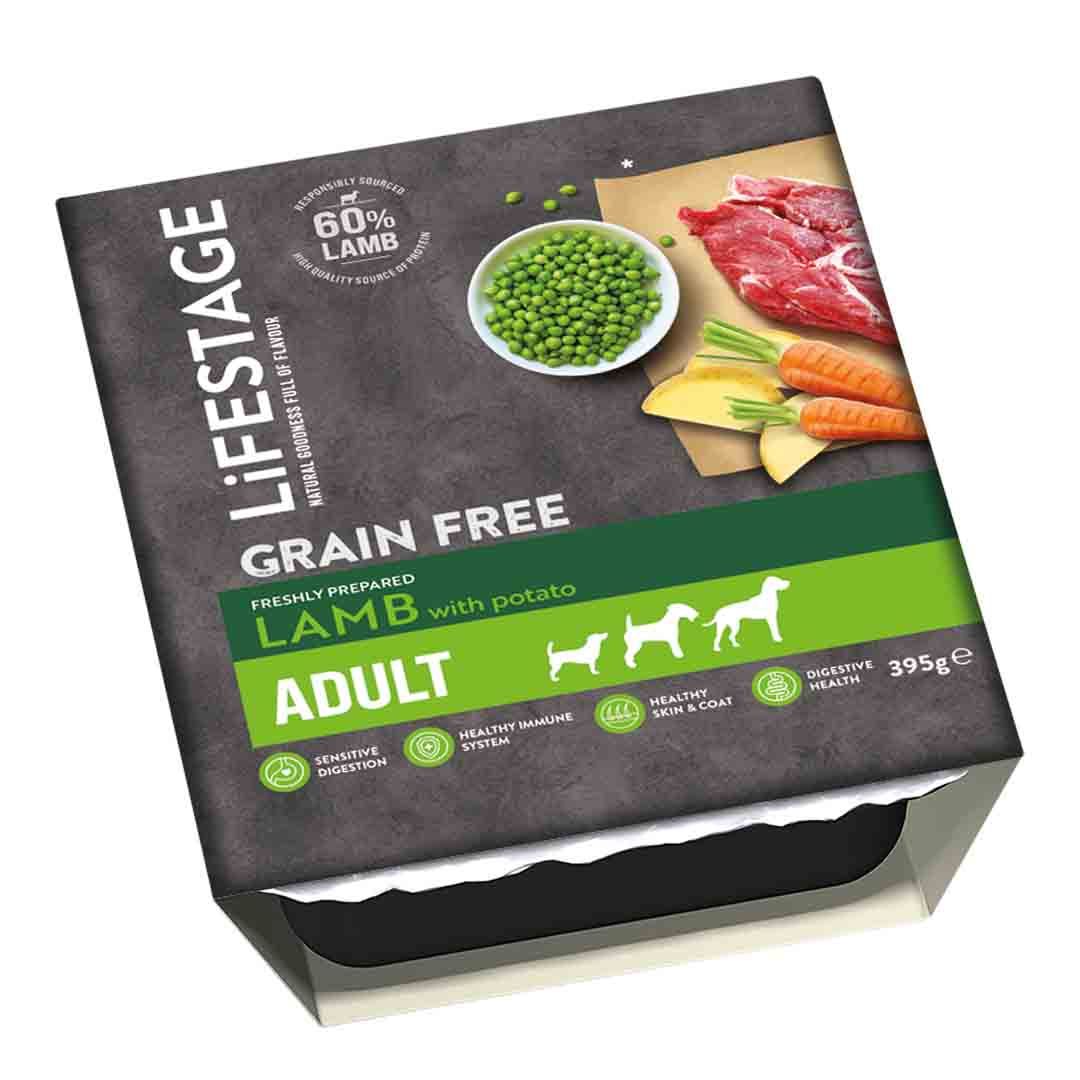 Lifestage Adult Lamb & Potato Grain Free Dog Food 7x395g Wet Dog Food