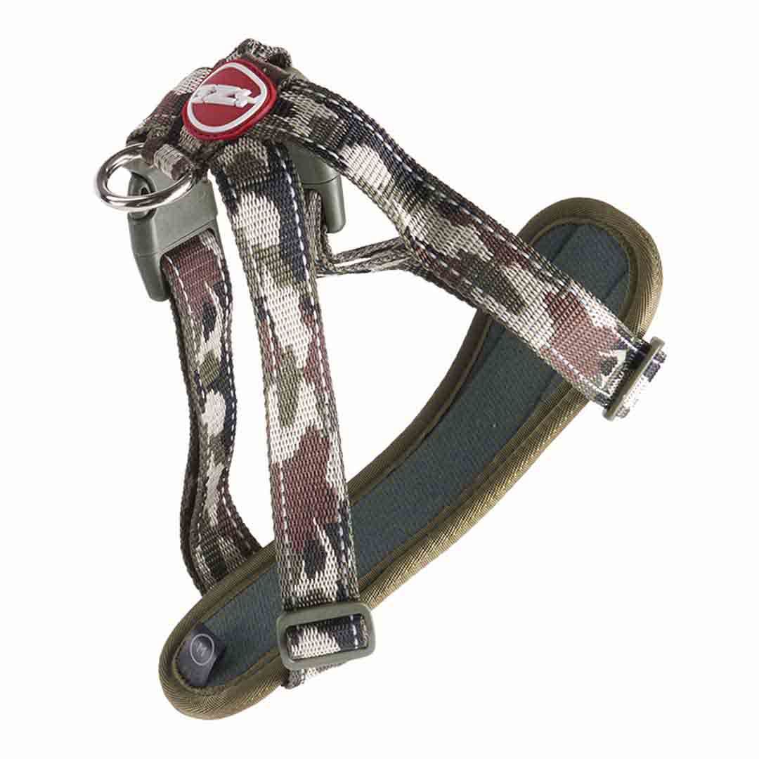 EzyDog ChestPlate Dog Harness Green Camo Dog Harnesses
