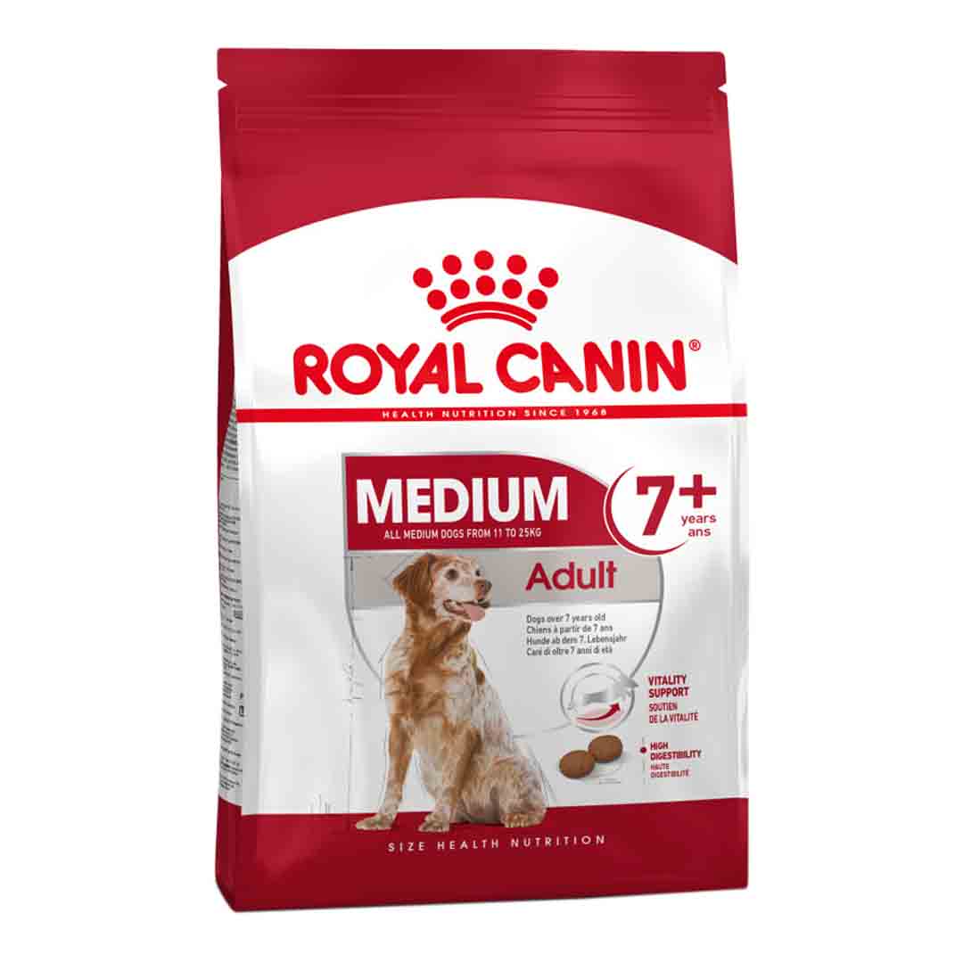 Royal Canin Dry Dog Food Medium Adult 7+ 15kg Jollyes