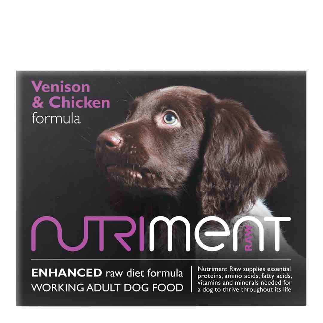 Nutriment Venison and Chicken Formula Raw Dog Food Jollyes