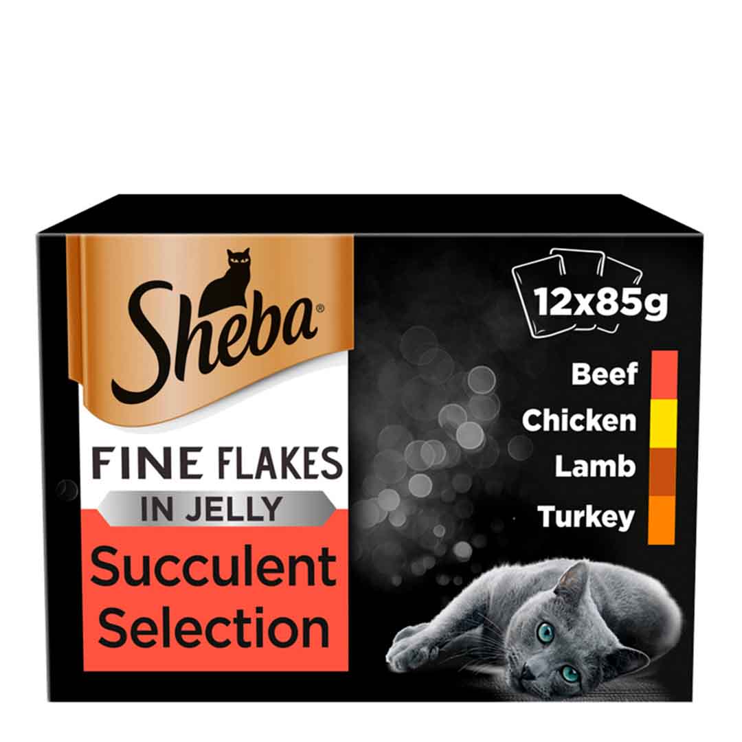 Sheba Sheba Fine Flakes Collection Adult Wet Dog Food pet food packaging