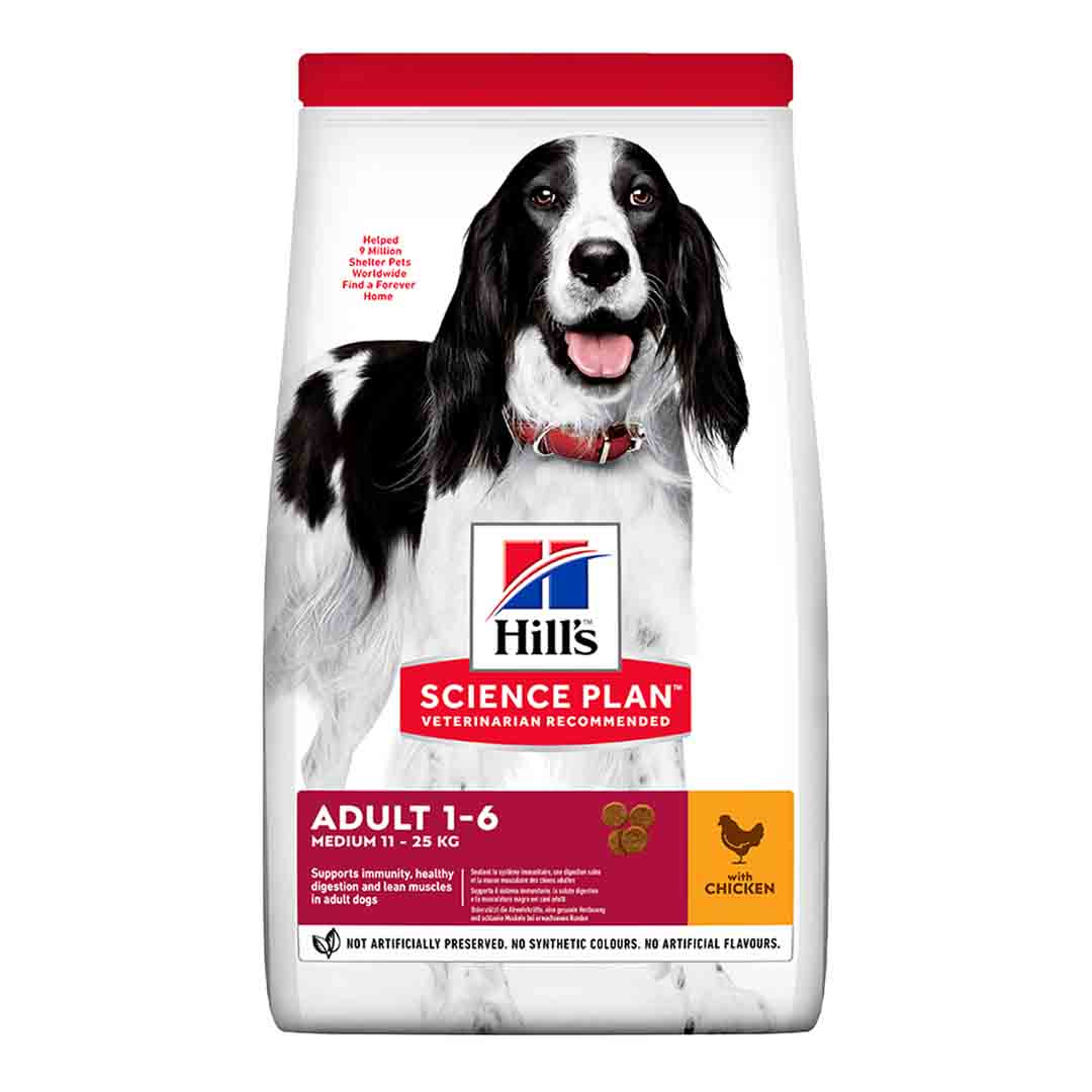 Hills Science Plan Hills Science Plan Chicken Adult Dry Dog Food pet food packaging