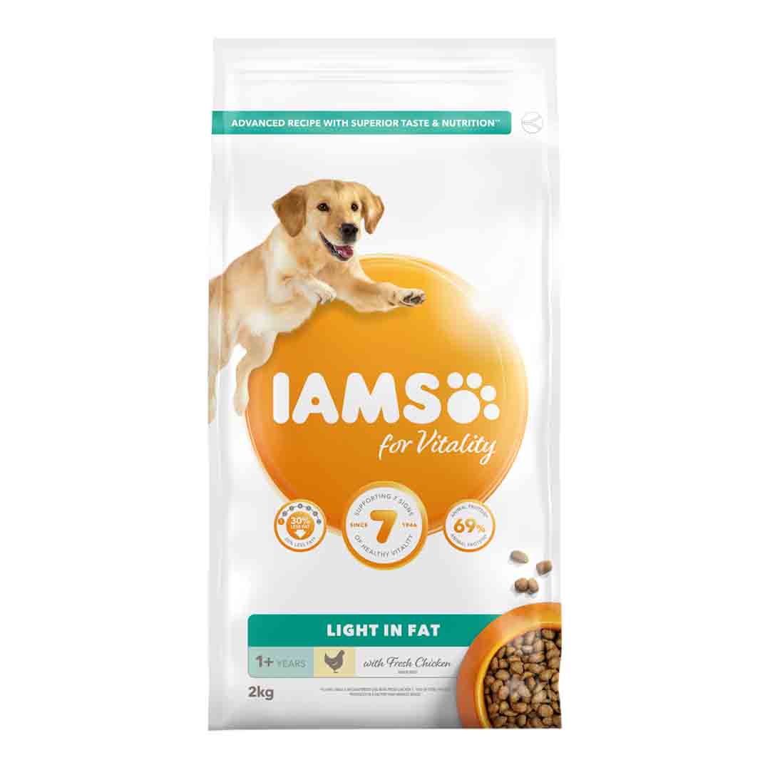 Iams Dog Food Adult Weight Control 2kg Dry Dog Food
