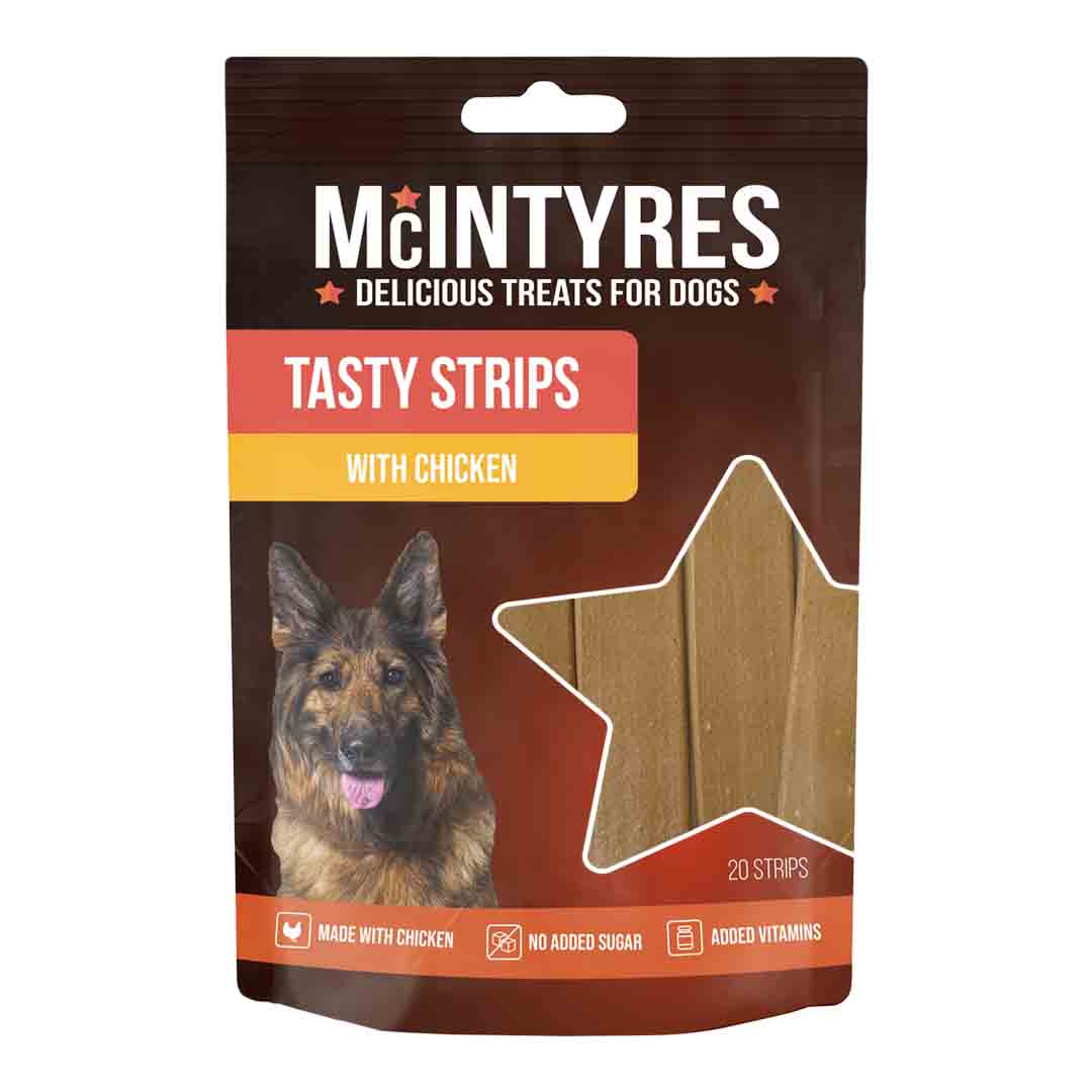 Mcintyres Tasty Chicken Strips Dog Treats