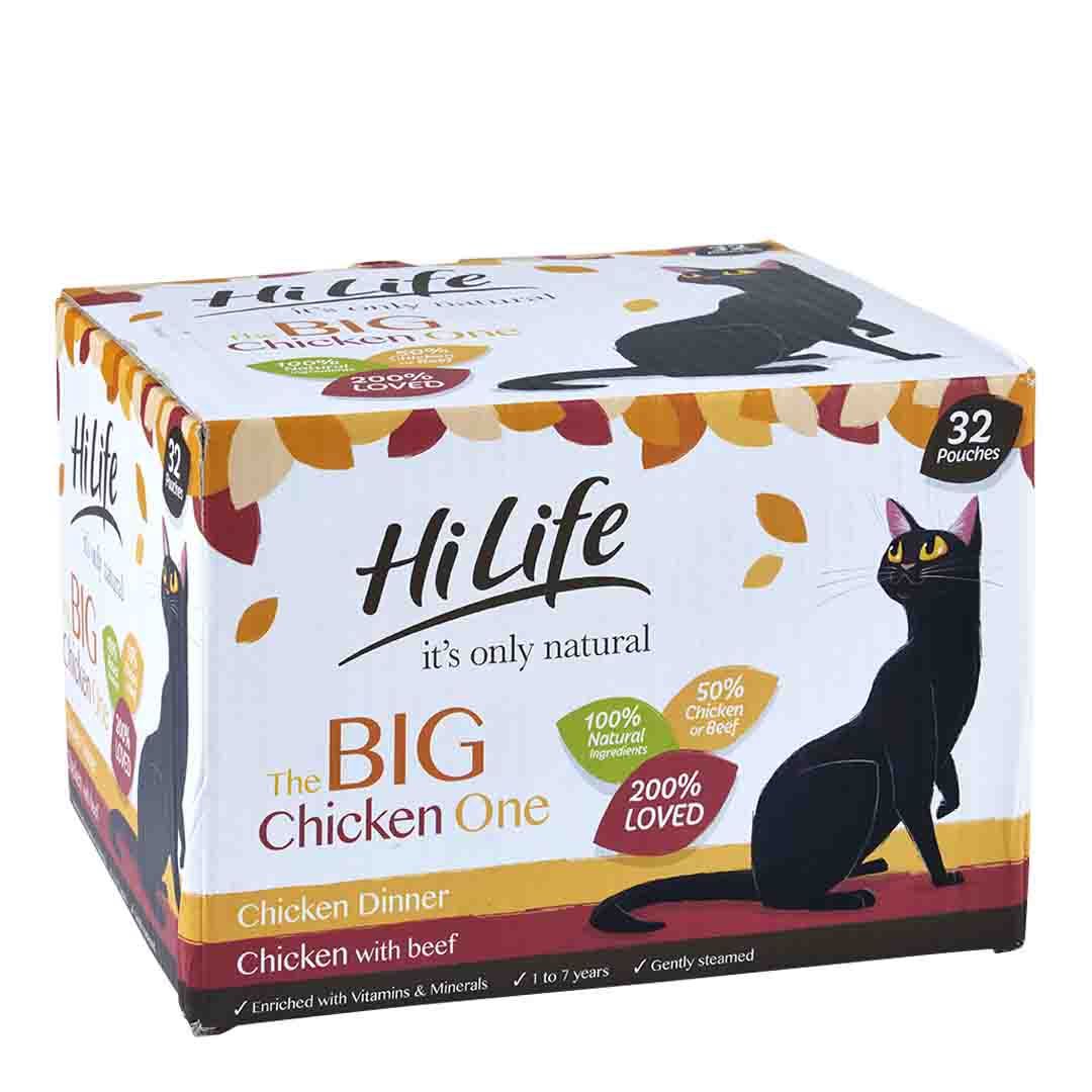 HiLife It's Only Natural Cat Pouch Multipack The Big Chicken One In