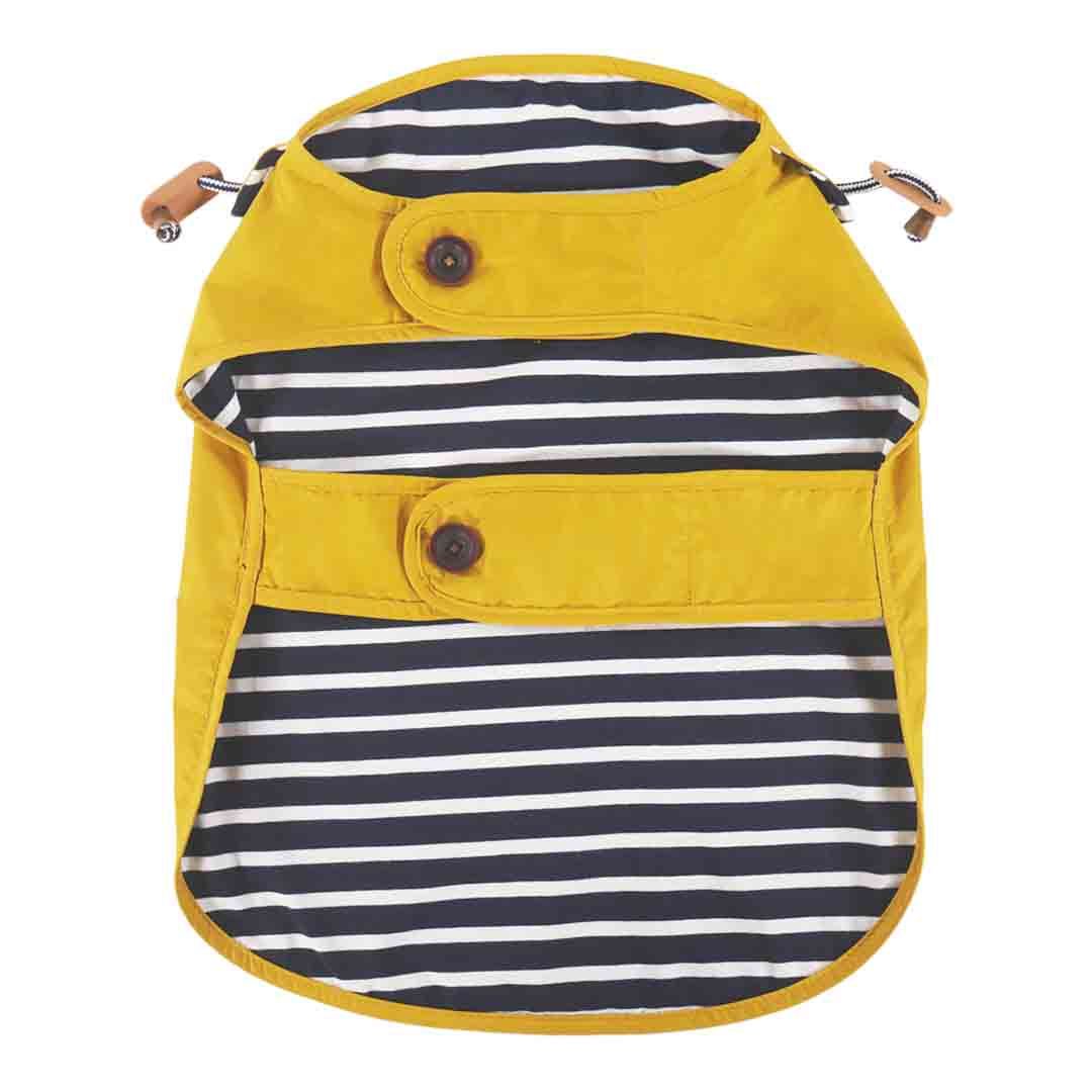 Joules Mustard Raincoat Medium Puppy Coats & Clothing