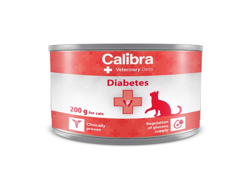 Calibra Calibra Veterinary Diabetes Adult Wet Cat Food pet food packaging