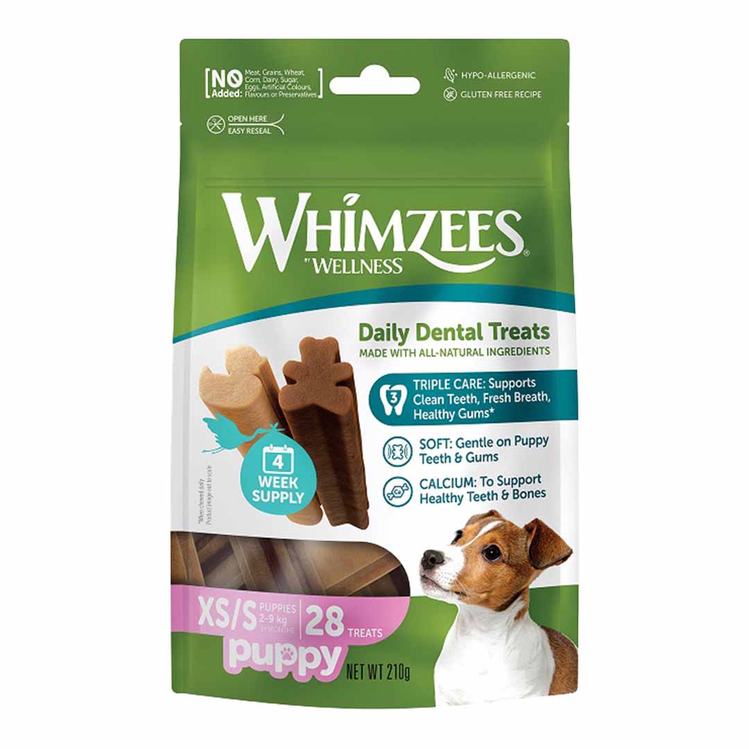 Whimzees Puppy Dental Sticks Bag Extra Small Small