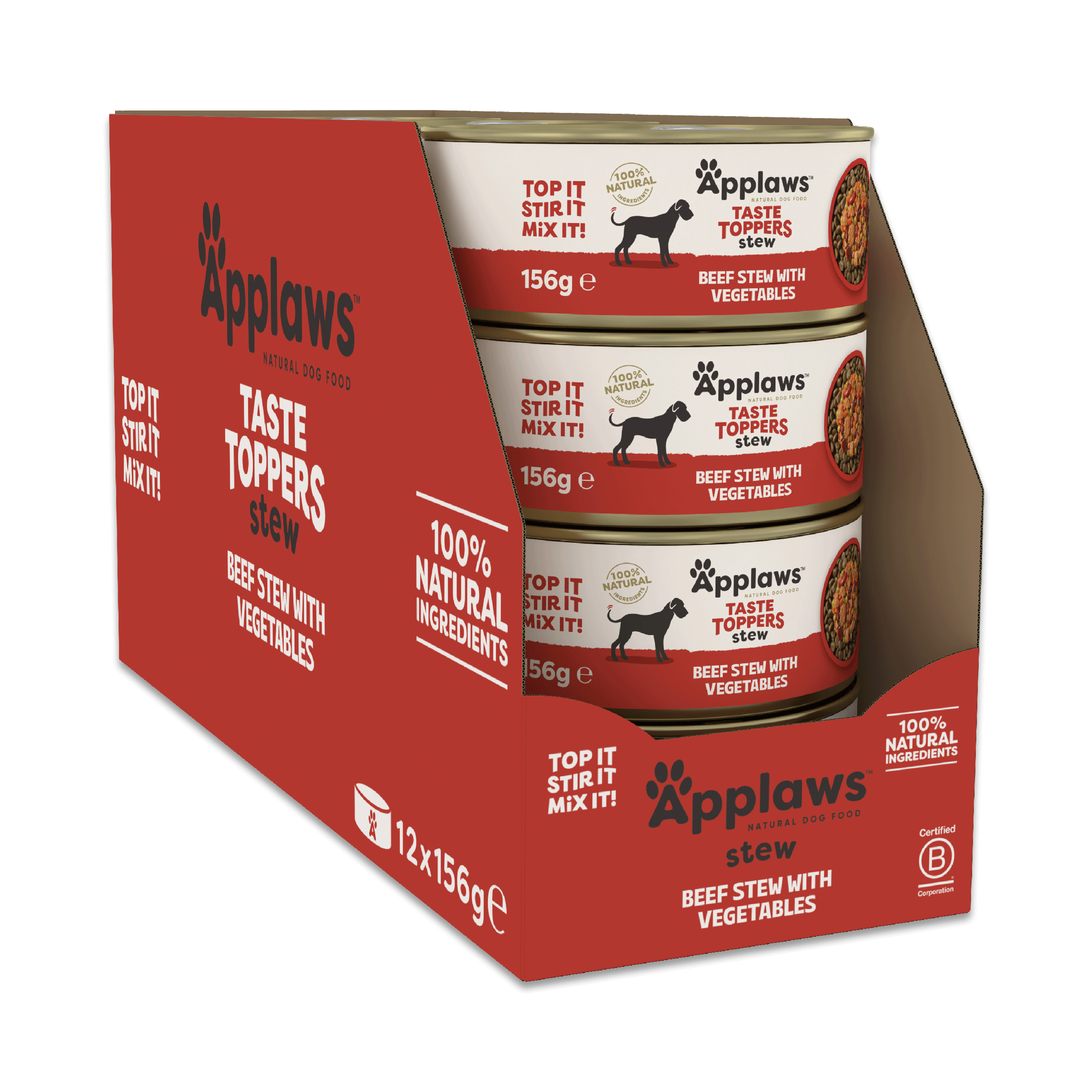 Applaws Applaws Taste Toppers Stew Beef Adult Dry Dog Food pet food packaging