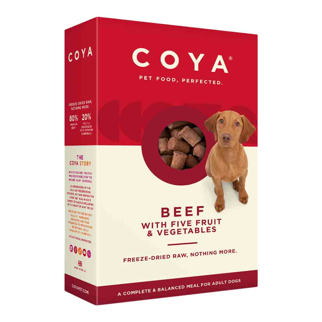 Coya Completely Raw Adult Beef Dog Food