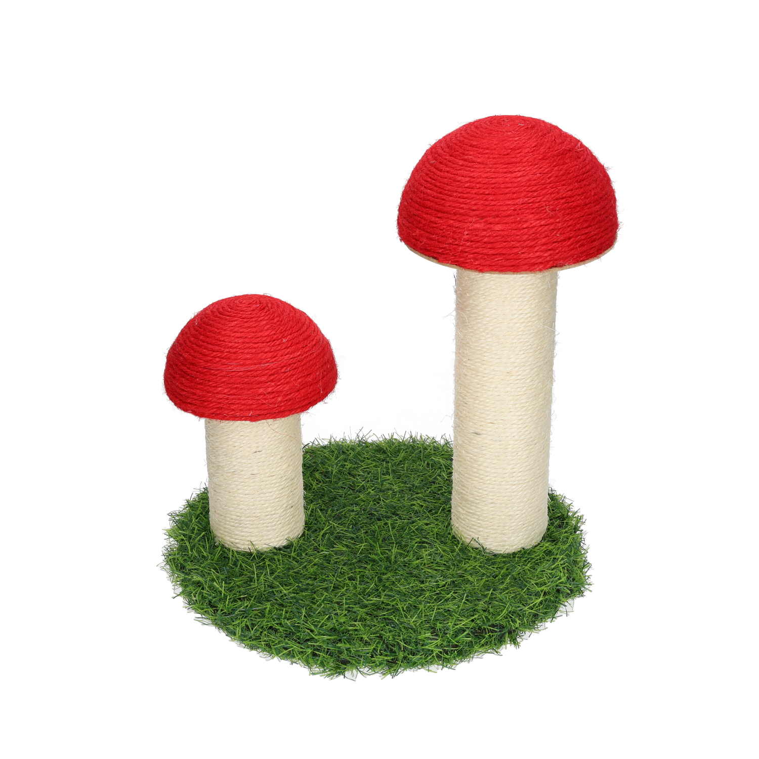 R&R Cat Scratching Post | Twin Mushroom Cat Scratcher