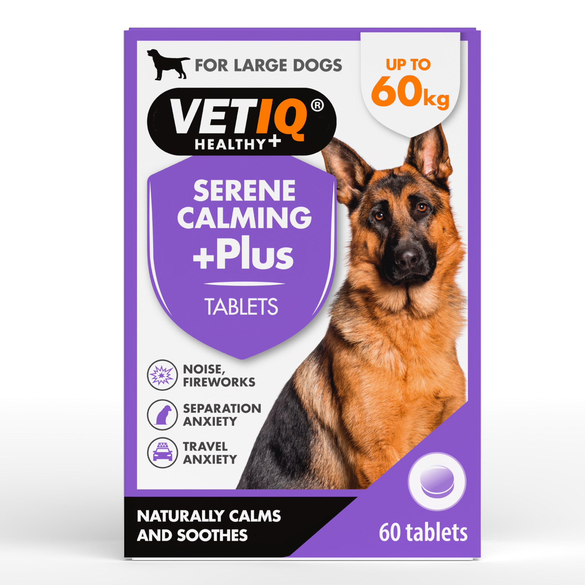 VetIQ Serene-UM Xtra 60 Calming Tablets Jollyes