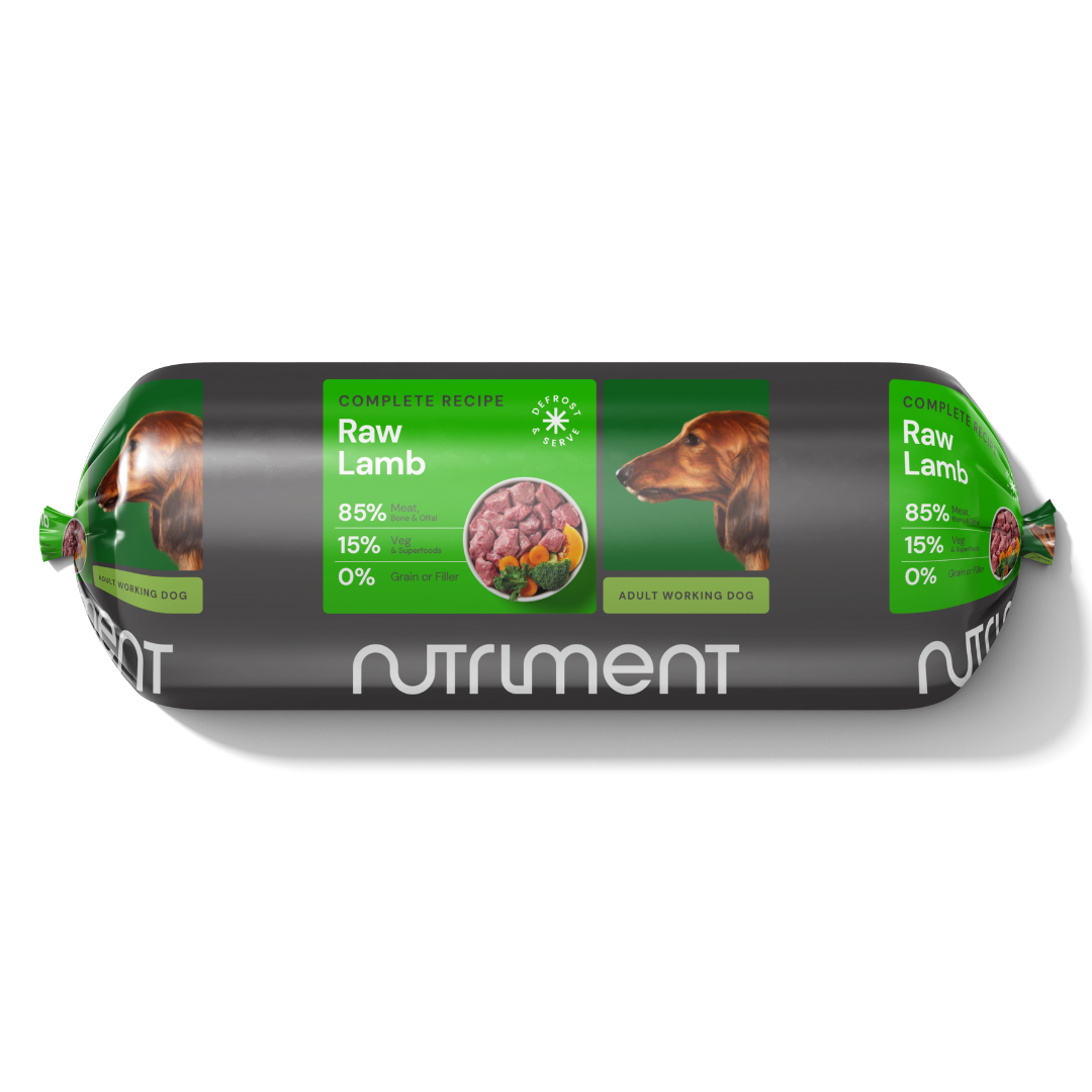 Nutriment Nutriment Chubb Raw Lamb Adult Dry Dog Food pet food packaging