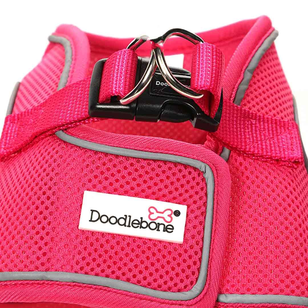 Doodlebone Snappy Dog Harness in Fuchsia Size 4 Dog Harnesses