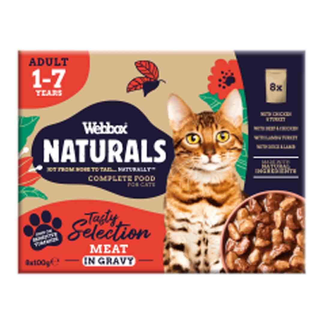 Webbox Webbox Naturals Mixed Selection Adult Wet Cat Food pet food packaging