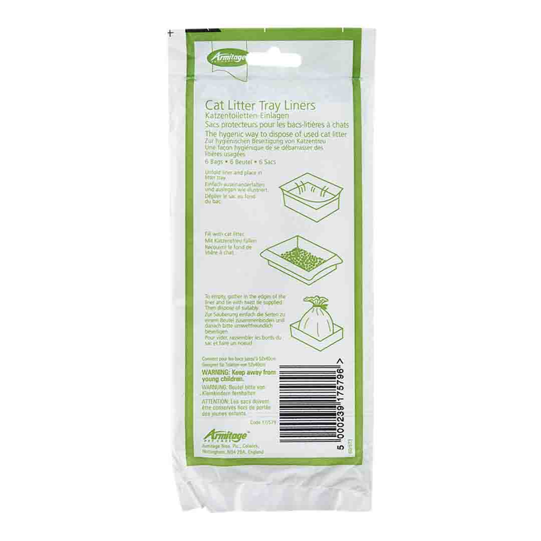 Litter Tray Liners Large Pack Cat Cleaning Accessories