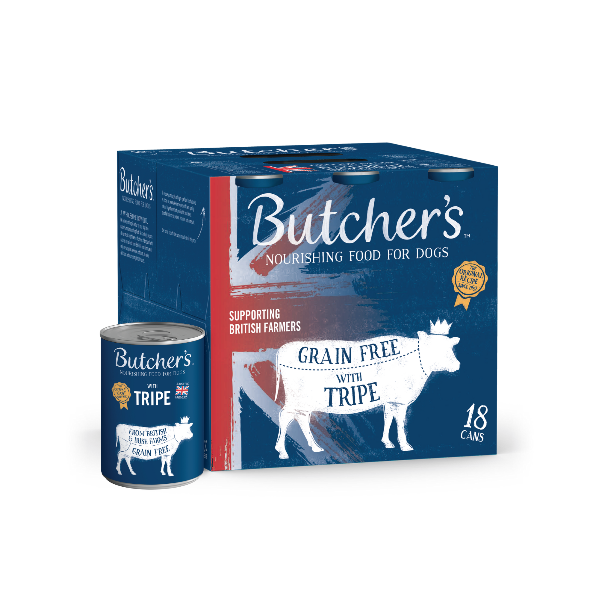 Butchers Butchers Mix Canned Loaf Tripe Adult Wet Dog Food pet food packaging