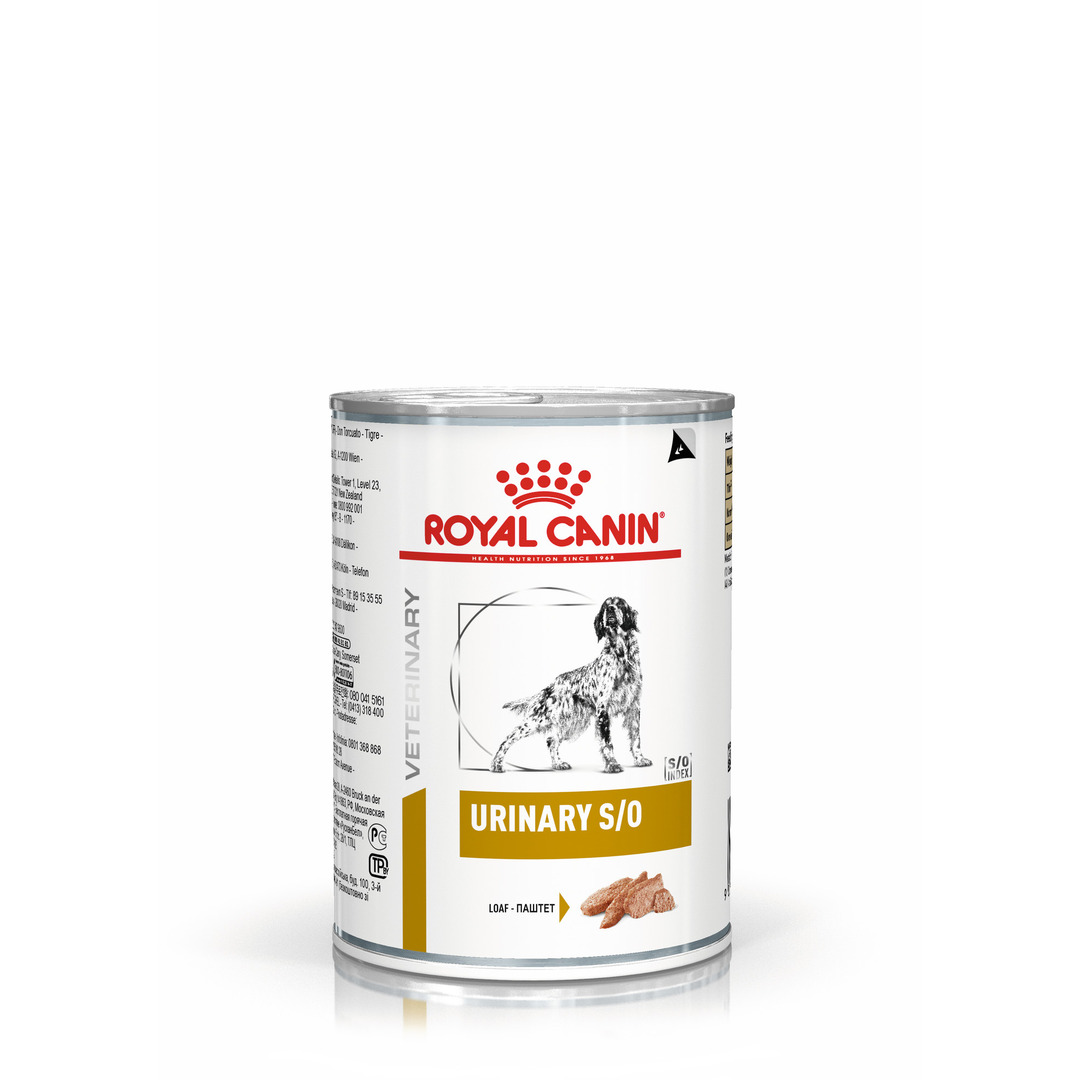 Royal Canin Royal Canin Urinary So Adult Wet Dog Food pet food packaging