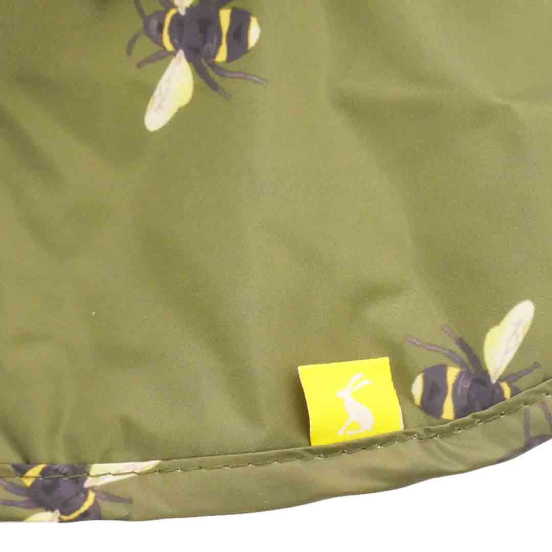 Joules Olive Bee Raincoat Medium Puppy Coats & Clothing