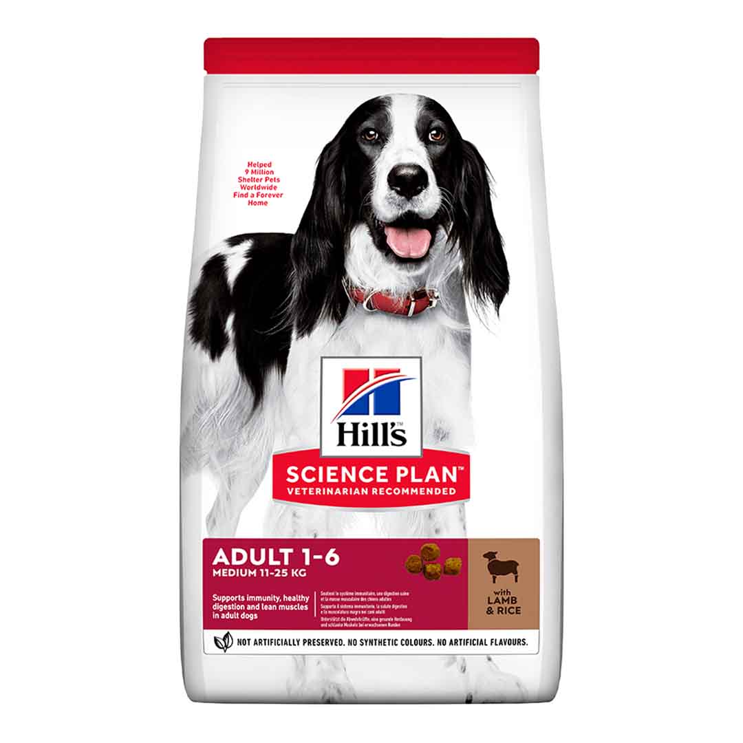 Hills Science Plan Hills Science Plan 38 Lamb Adult Dry Dog Food pet food packaging