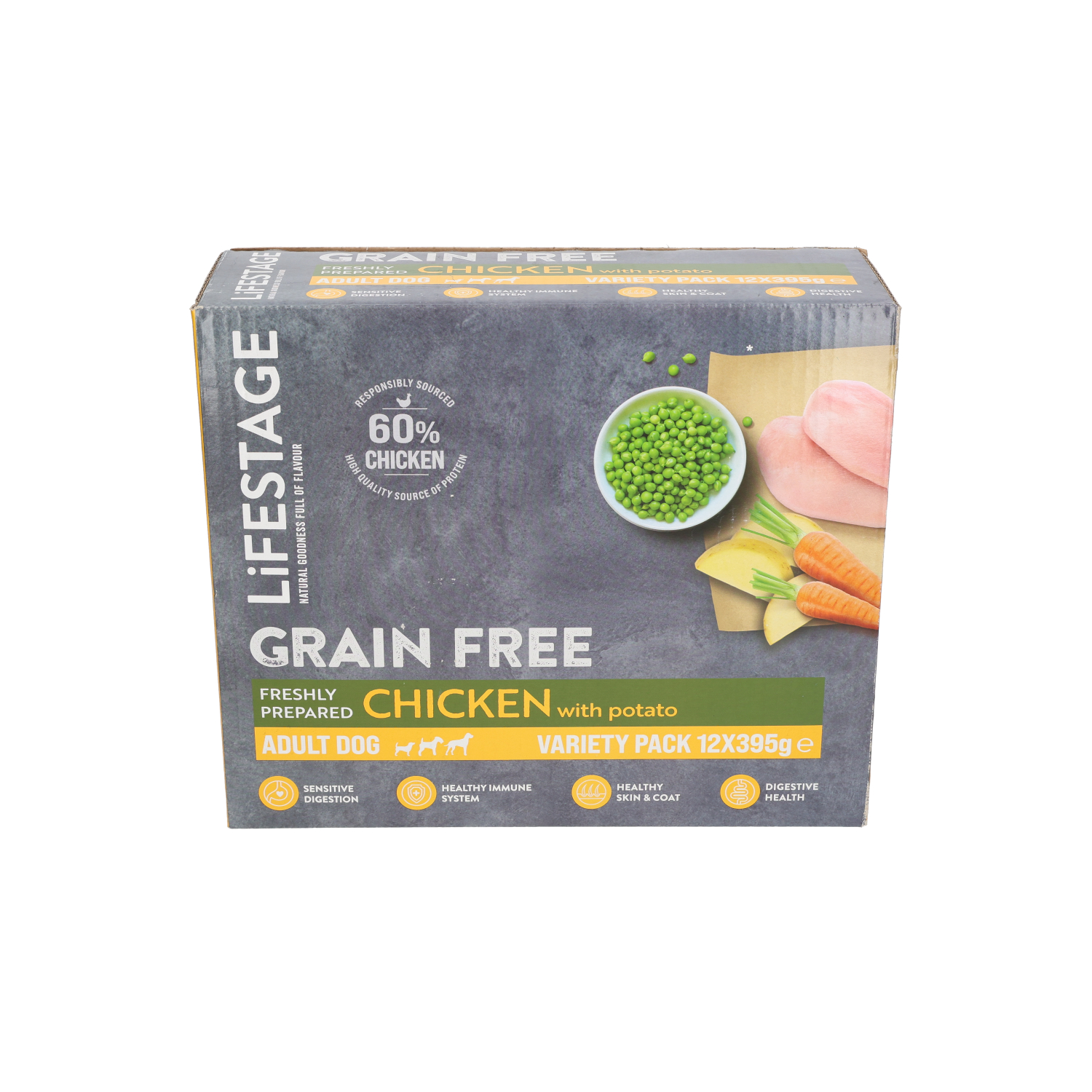 Lifestage Lifestage Chicken Adult Wet Dog Food pet food packaging