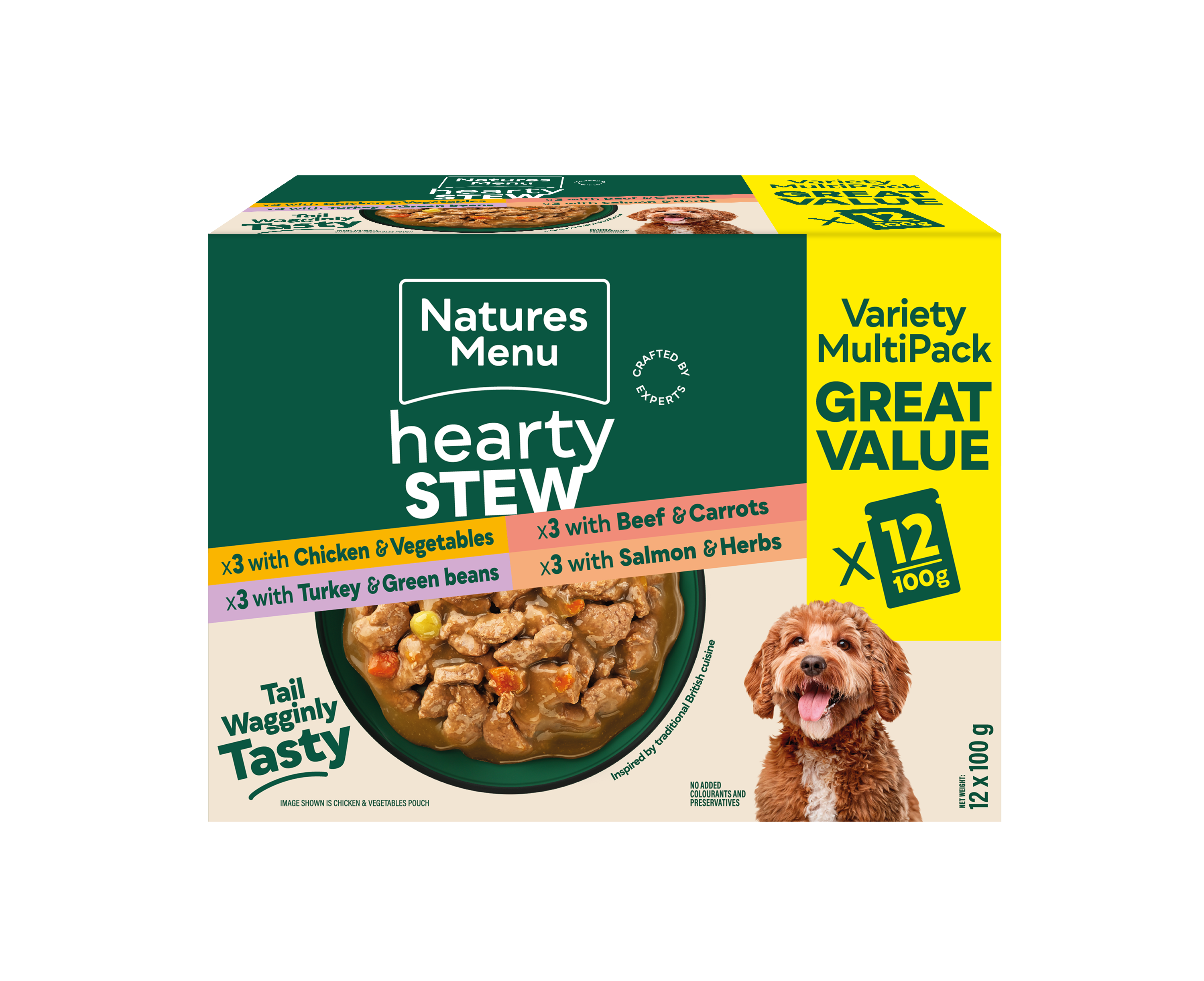 Natures menu Natures Menu Stews Variety Adult Wet Dog Food pet food packaging