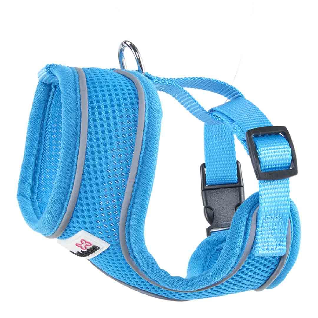 Doodlebone Airmesh Dog Harness Cyan Dog Harnesses