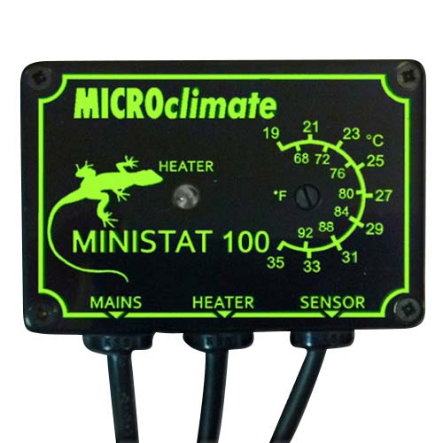 MicroClimate Ministat 100 Reptile Vivarium Thermostat Tank Heating