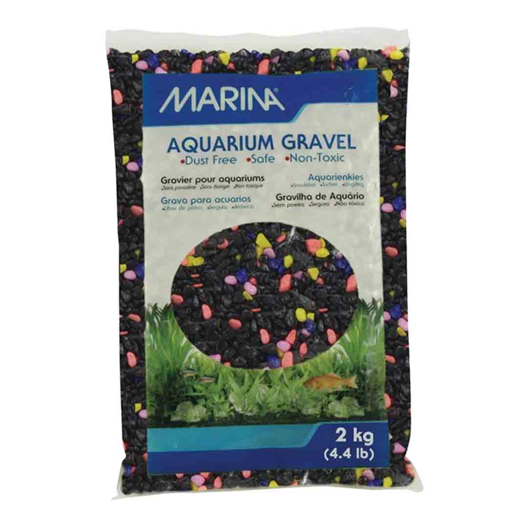Marina Decorative Aquarium Gravel Neon Twilight 2 Kg