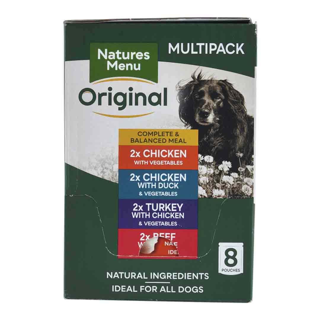 Natures Menu Multipack Dog Pouches 8x300g Natural Food for Dog and Puppy