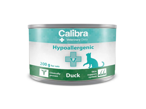 Calibra Calibra Veterinary Ha Duck Adult Wet Cat Food pet food packaging