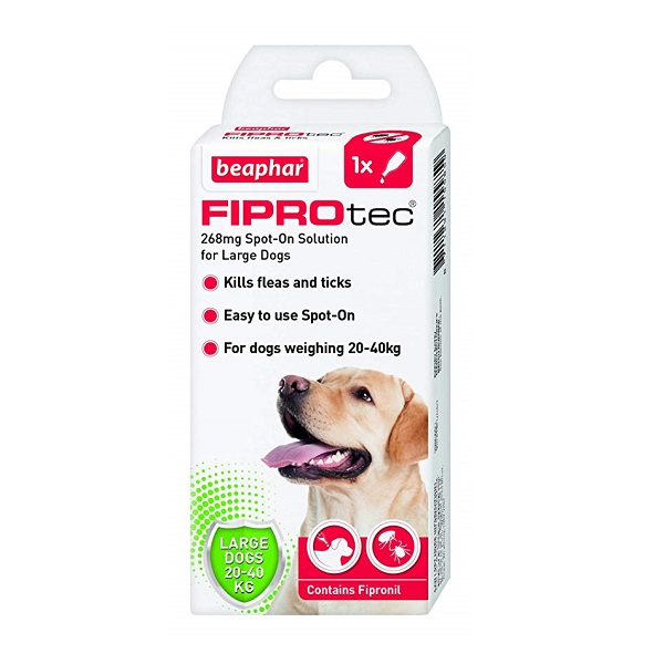 FIPROtec SpotOn for Large Dogs 1 Pipette Dog Flea Treatment