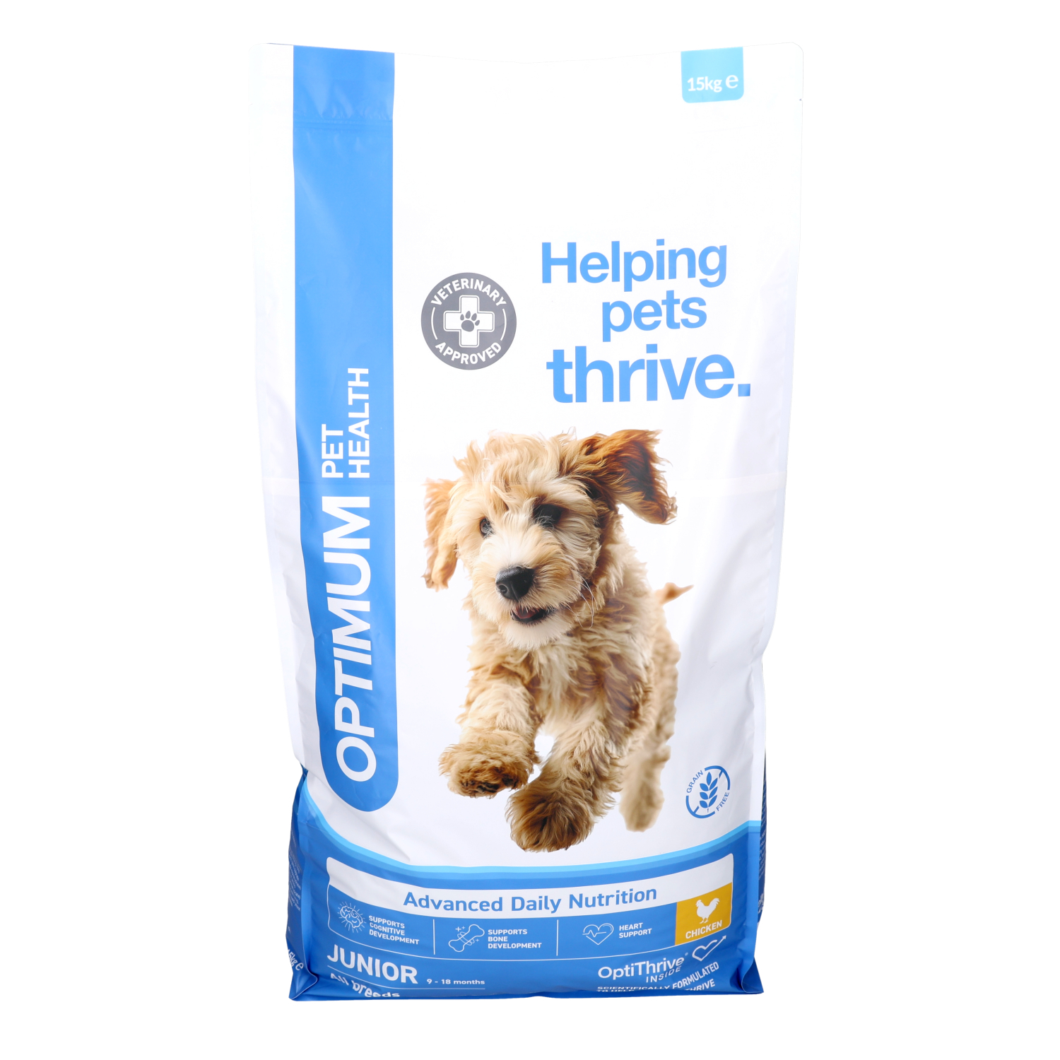 Jollyes Brand Jollyes Brand Optimum Pet Health Puppy Dry Dog Food pet food packaging