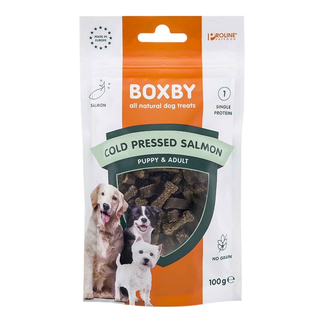 Boxby Cold Pressed Salmon Dog Treat 100G Dog Chews