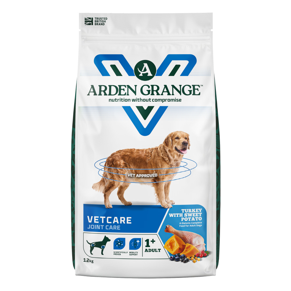 Arden Grange Arden Grange Vetcare Joint Care Adult Dry Dog Food pet food packaging