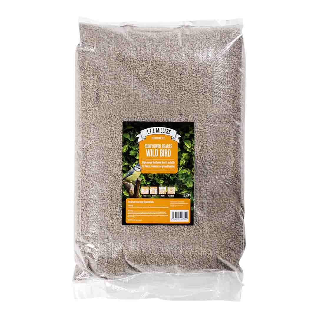 LFJ Millers Sunflower Hearts Wildbird Seed 12.55 kg