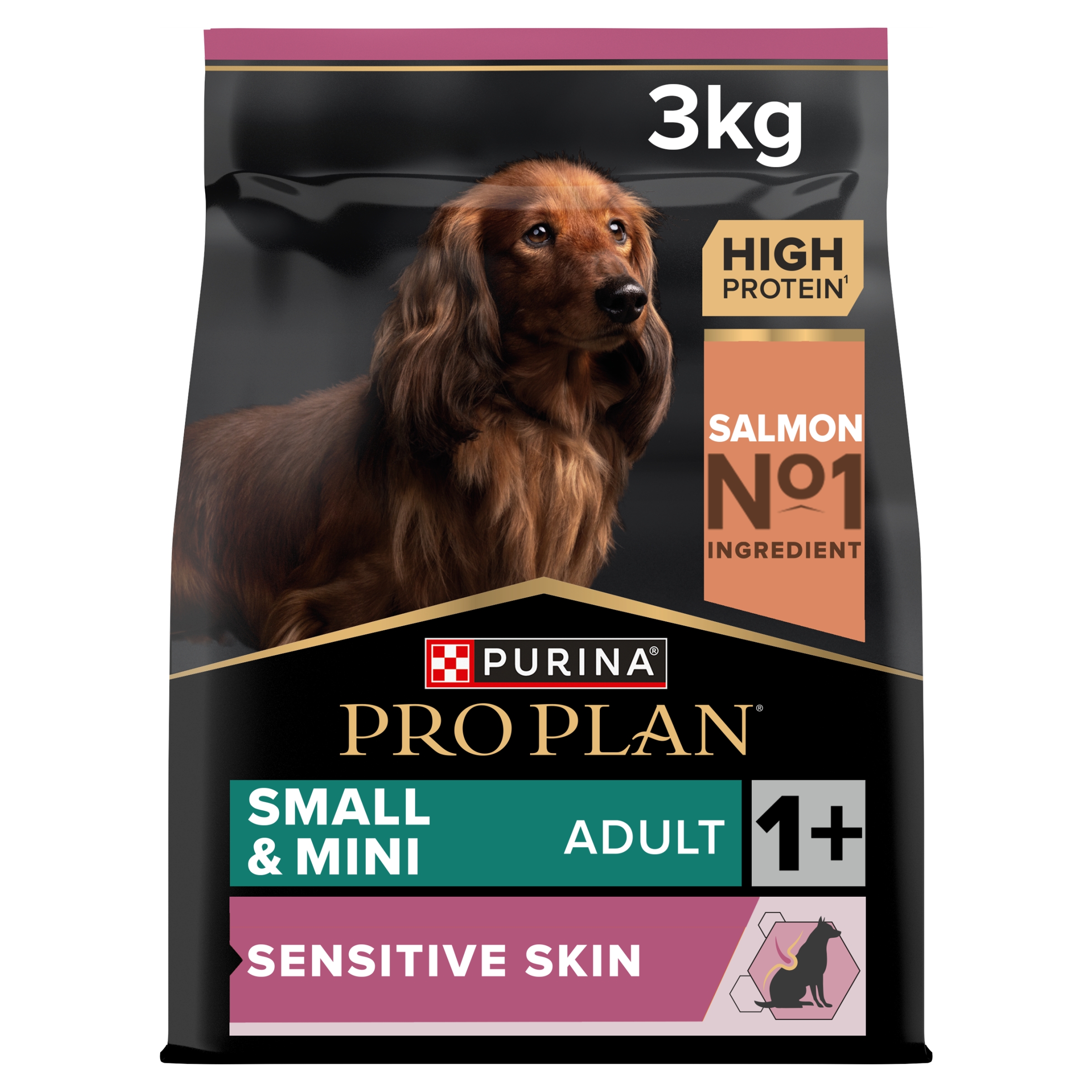 Pro Plan Pro Plan 38 Sensitive Skin Salmon Adult Dry Dog Food pet food packaging