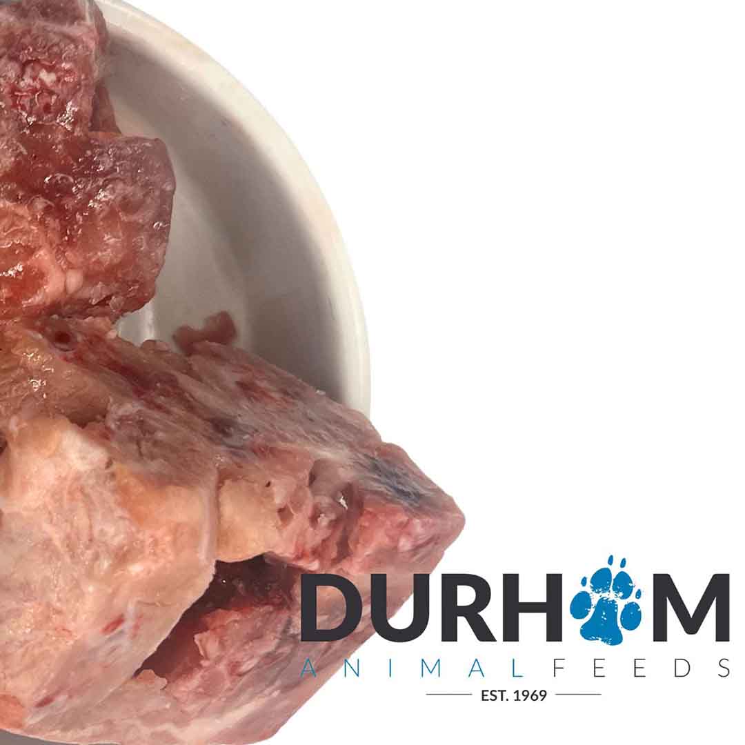 Durham Durham Animal Feeds Necks Raw Chicken Adult Dry Dog Food pet food packaging
