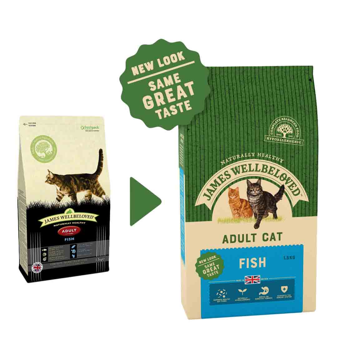 James Wellbeloved Adult Small Breed Dry Dog Food - Fish & Rice Recipe, Hypoallergenic, 1.5 Kg Bag