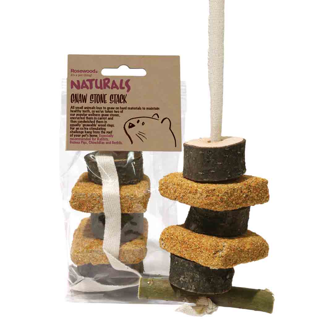 Rosewood Gnaw Stone Stack Small Animal Treat