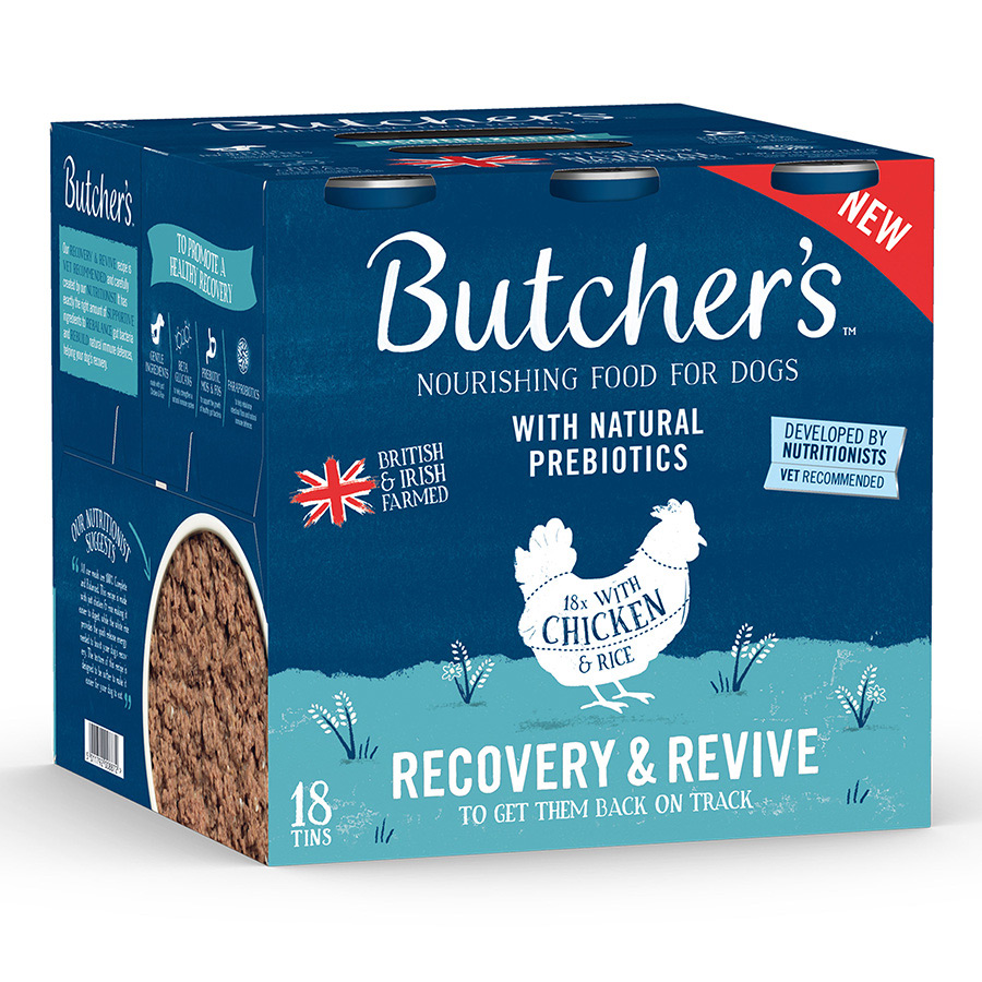 Butchers Butchers Recovery 38 Revive Chicken Adult Wet Dog Food pet food packaging