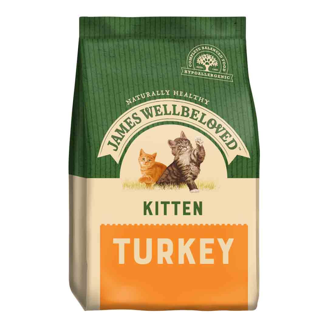 James Wellbeloved James Wellbeloved 38 Turkey Kitten Dry Cat Food pet food packaging