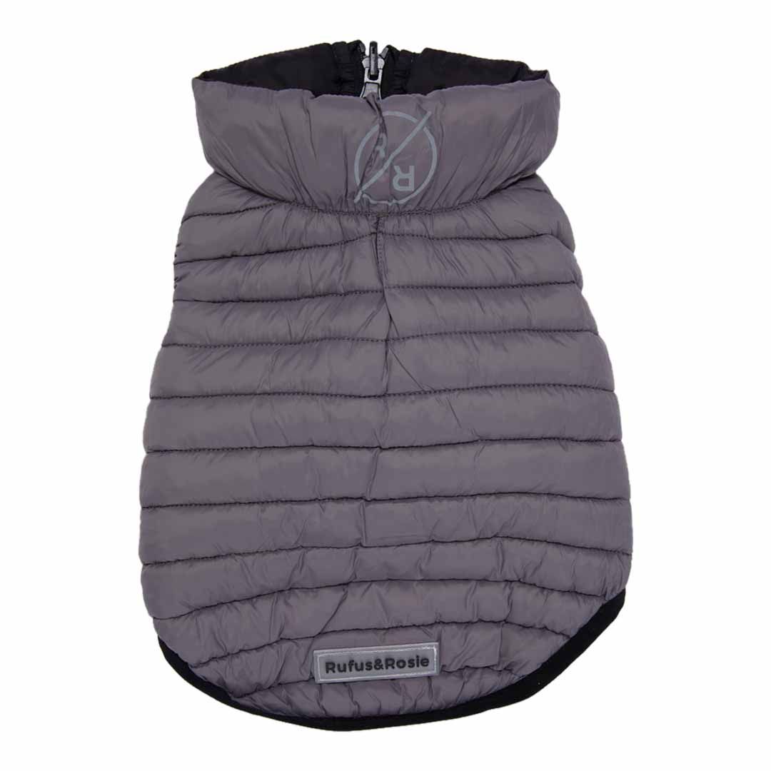 Rufus & Rosie Reversable Puffer Jacket Medium+ Dog Coat Jollyes