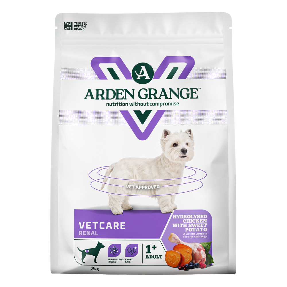 Arden Grange Arden Grange Vetcare Renal Adult Dry Dog Food pet food packaging