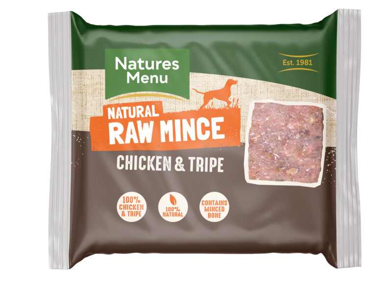 Natures Menu Frozen Chicken And Tripe Dog Food 12x400g Jollyes