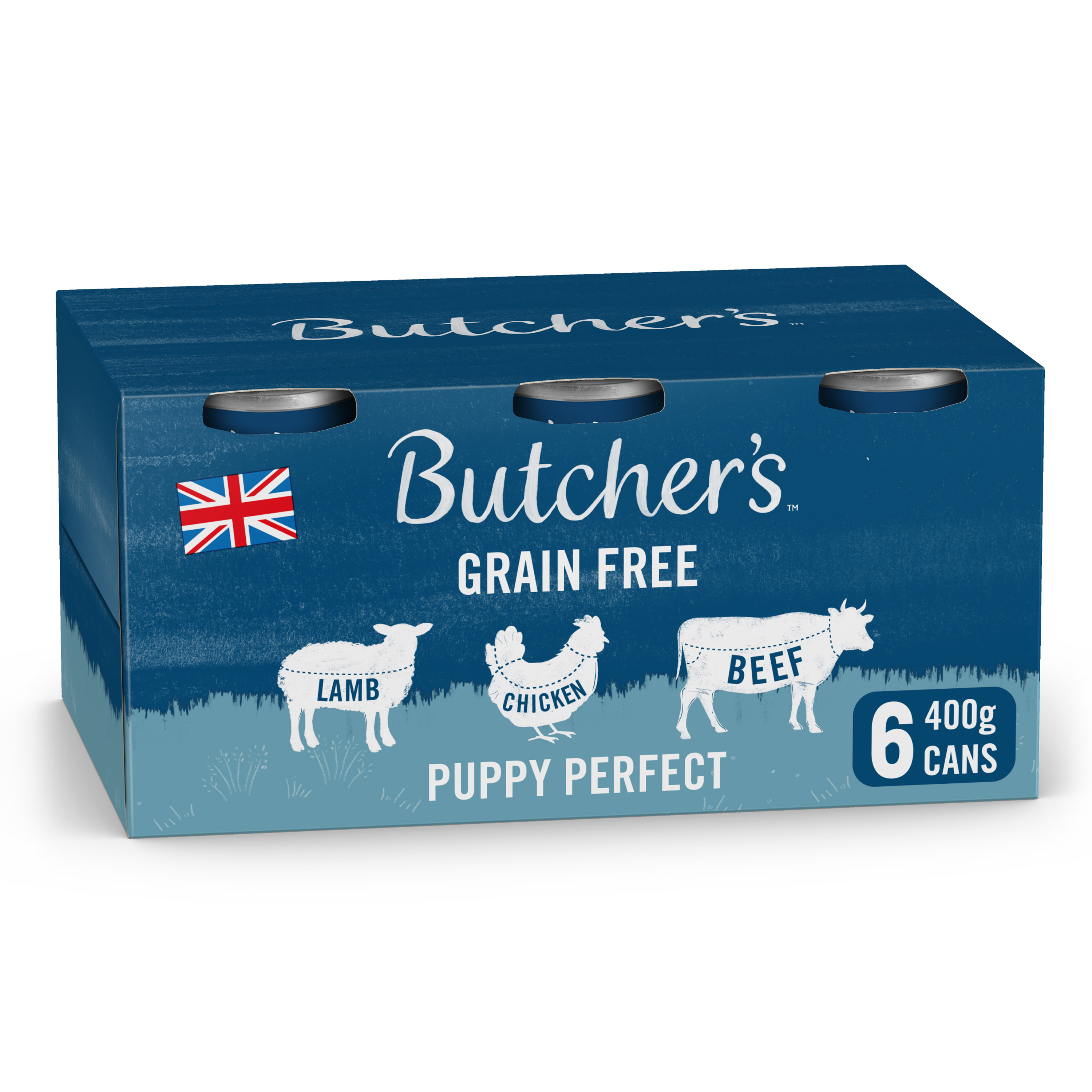 Butchers Butchers Grain_Free Beef Chicken Lamb Puppy Wet Dog Food pet food packaging