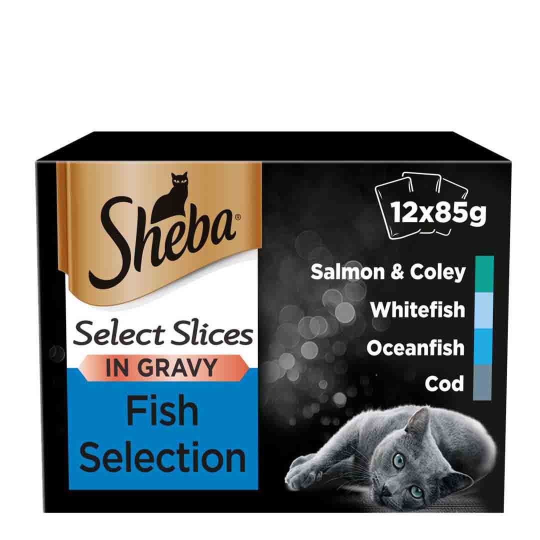 Sheba Sheba Steamed Foodselection Adult Wet Cat Food pet food packaging
