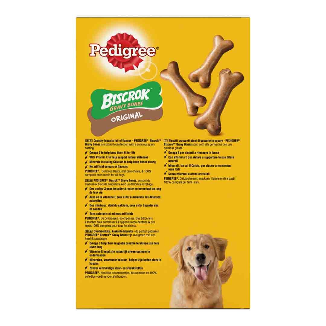 Pedigree Biscrok Gravy Bones Biscuit Dog Treats 400g Dog Biscuits