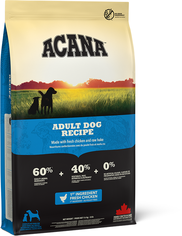 Jollyes Brand Jollyes Brand Acana Chicken Adult Dry Dog Food pet food packaging