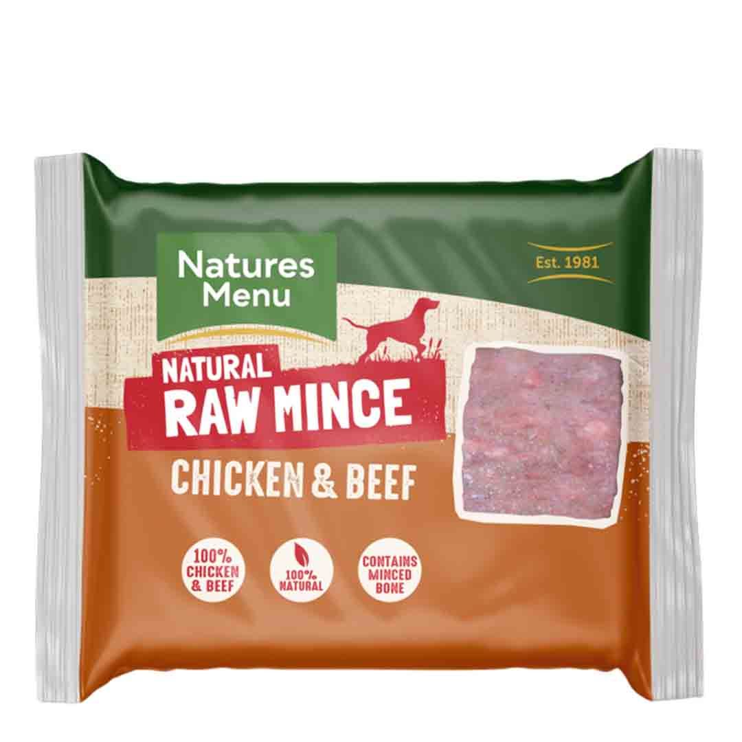 Natures Menu Frozen Chicken And Beef 400g Frozen Dog Food
